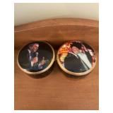 2 Franklin mint Frank Sinatra music boxes