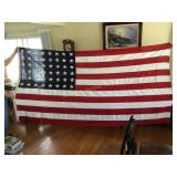 Annin & Co. 5x9.5 ft US Flag embroidered cloth