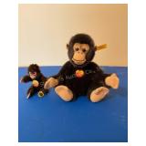 Steiff w. Germany 2 monkeys - coco & jocko