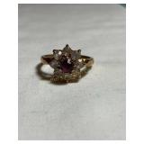 18kt. Gold Electroplated Ring size 5 1/4