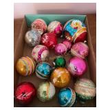 15+ vintage Christmas ornaments