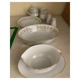 8 Pc. Noritake Dinner accessory pieces, serving