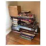 Misc books, magazines, VCR Movies etc