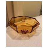 Versace Rosenthal vintage amber ashtray/ candy