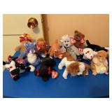 12 TY beanie babies