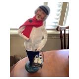 Byers Choice Caroler, milkman, 13"H