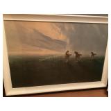 Framed horse print 36" x 25 1/2ï¿½