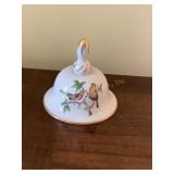 Herend Rothschild, Hungary, bird pattern Bell,
