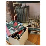 Misc books only-Norman, Rockwell, world, Atlas,
