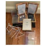 Misc. frames & plate holders, largest is 13x9"