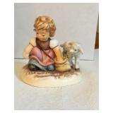 Goebel Hummel Spring Sowing girl w/lamb limited