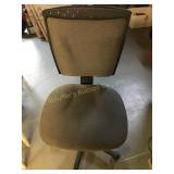 Office chair - adj. height & on casters