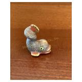 Herend Hungary Dolphin/koi fish figurine, 1.25"H