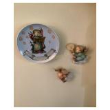 Goebel Hummel "Searching Angel" plate, 7.5ï¿½ & 2