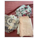 Misc linens- full sheet sets, pillowcases, CVS