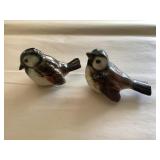 2 Goebel sparrow figurines, tallest is 3", W
