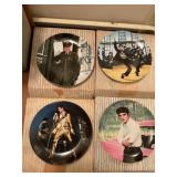 4 Bradford exchange Elvis collector plates