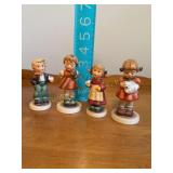 4 Goebel figures-A Flower for You, Puppet
