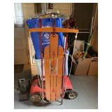 Flexible flyer, wood sled 51"L (no ship)