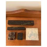 5 Vintage printing blocks-Fire Contest, Fire
