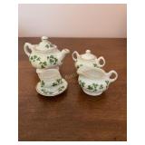 Royal Victorian tea set 2 1/4" tallest