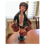 Byersï¿½ Choice Caroler, Man selling baskets, 14"H