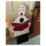 Large wood Christmas cutouts, including ground