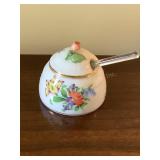 Herend Rothschild, Hungary, floral pattern sugar