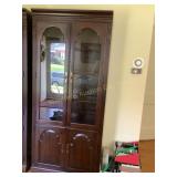 Ethan Allen Georgian Court Display case, brass