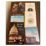 6 Presidential books-The living White House,