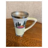 Pearl Brand mug, Pacific Cornetta, 5.5"H