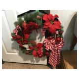 Christmas door wreath 21"W
