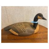 Canadian goose decoy, 21x8", resin