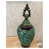 Ceramic ginger jar 21"h