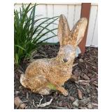 Concrete rabbit 14" tall