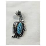 925 Silver? Marked Mexico Navajo, pendant
