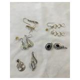 925 Silver 2 pendants, 1 1/4ï¿½L and 4 earrings 1
