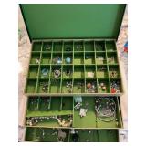 Jewelry box with costume jewelry