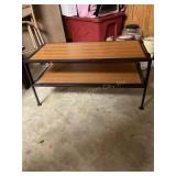 Outdoor shelf plastic & metal 27" x 13" x 12"
