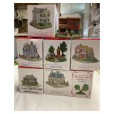 7 Liberty Falls Collection houses-2 3/4" tall