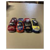 4 Diecast racing car Approx. 3" long