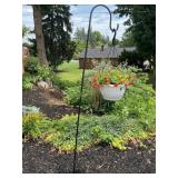 Shepherds Hook plant hanger only, no plants 76"