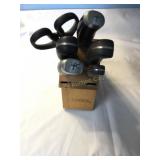 Oneida knife block w/Oneida & j.a.henckels knives