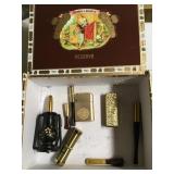 4 Cigarette lighters - Pacton sport lighter,oil