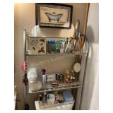Bathroom storage rack **no contents **24" x 61" x