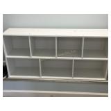 Bookshelf w/divided cubbies - 9.5"x42"x 20"