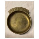 Brass  pocket change dish 5" dia