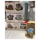 7 Liberty Falls Collection houses-2 3/4" tall Avg