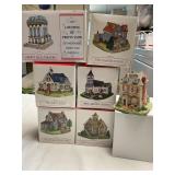 7 Liberty Falls Collection houses-2 3/4" tall