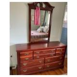 Broyhill dresser w/ mirror no contents 58" x 33"